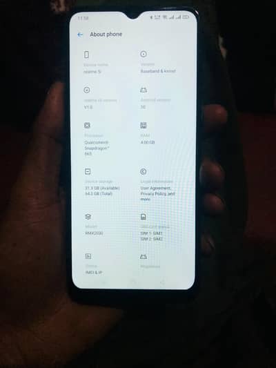 Realme 5i Good Condition  4/64