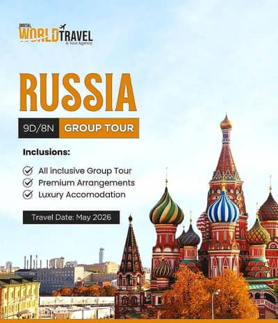 Russia, Malaysia, Thailand Group Tour visa Ready In April 03179567686