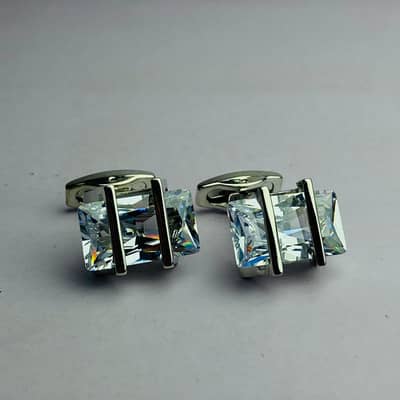 zircon cufflinks
