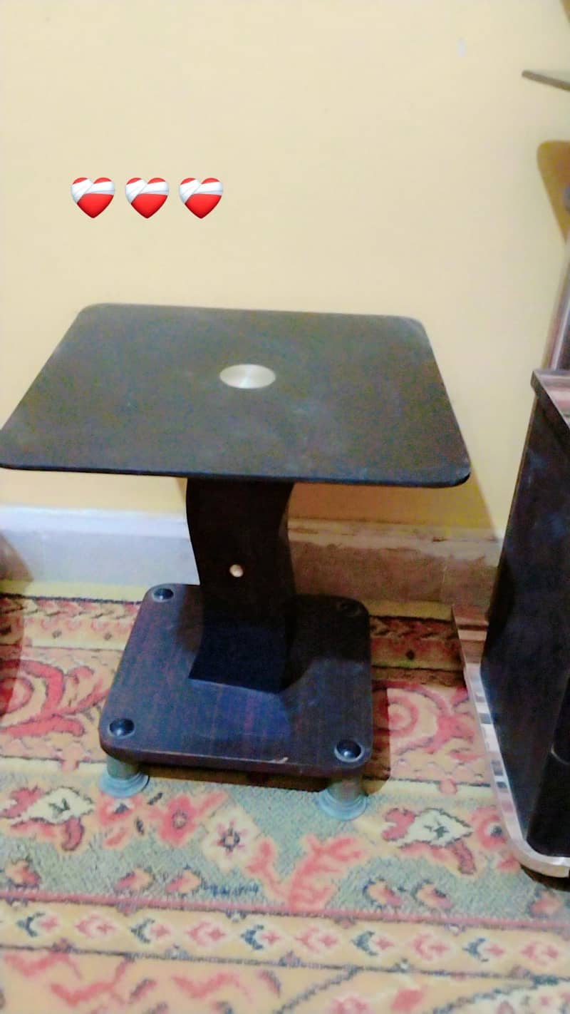 computer trolley with side table 3