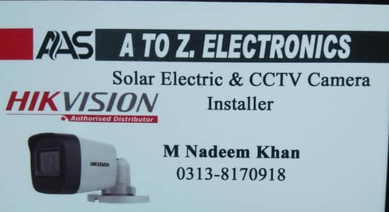 CCTV CAMERA INSTALER