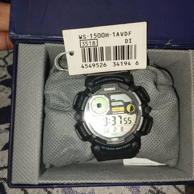 casio ws 1500h /casio watch/dogital  casio watch