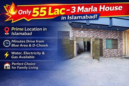 Ideal 3 Marla House Available In Khanna Pul, Khanna Pul