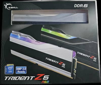 g skill trident z Rgb ddr5 ram 16x2 32Gb for sale