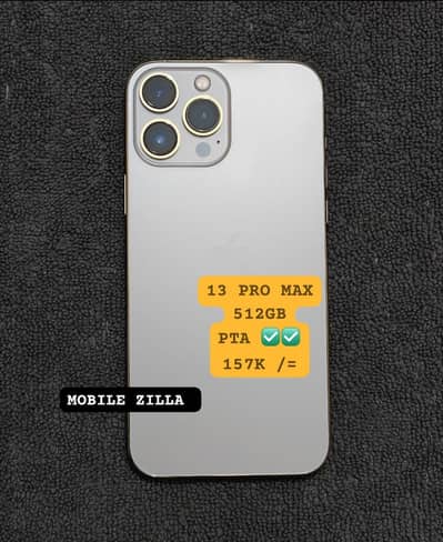 IPhone 13 Pro Max • 512GB • Pta Approve • MOBILEZILLA