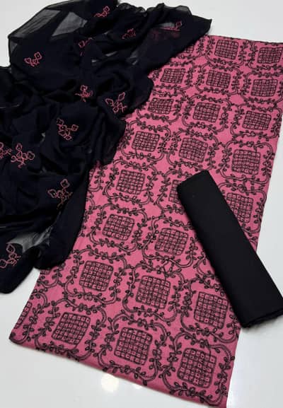  Fabric: Pure Lawn handmade Jall 3pc Dress