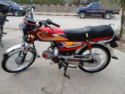 Honda CD70 25 model showroom condition