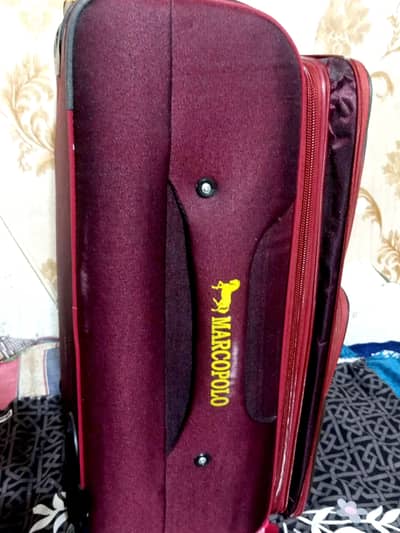 Marcopolo Travel Backpack / School Bag – Maroon Color – Good Condition