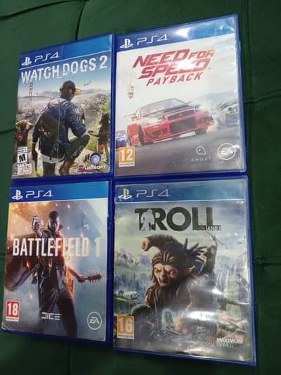 PS4 Games CD Bundle for Sale – 4 Games Pack.