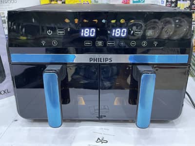 Double Bowl Air Fryer Digital Box Pack New Model Lott Item