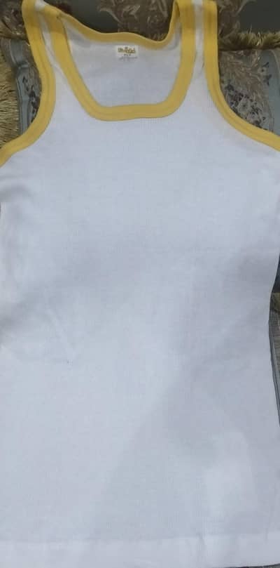 Import Fabric Ki Ribbed Style Ki Vests Whole Rate Per Available!