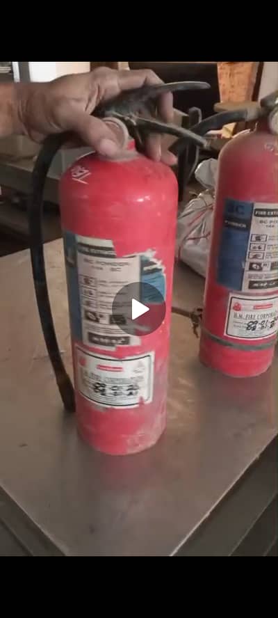 Fire extinguisher slender Used