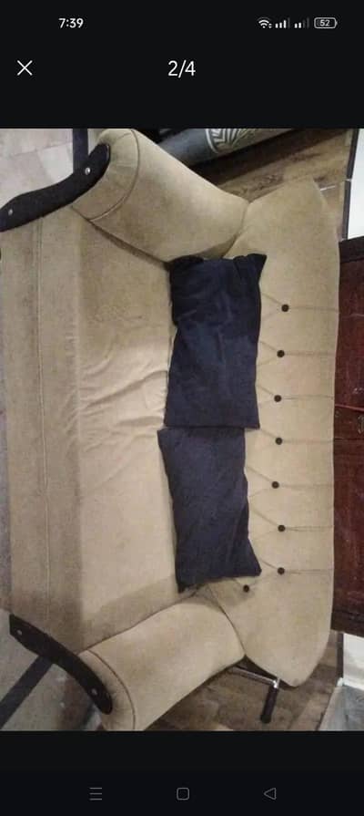 7 seater sofa set    , refrigerator, single bed and mattress