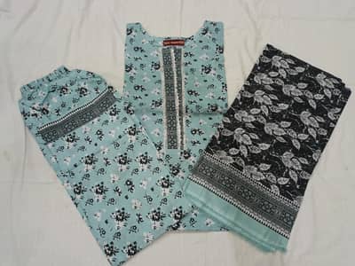 Binsaeed stitched 3pc