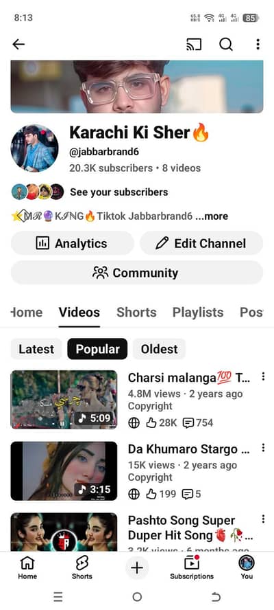 Youtube Chenel Sell 20k Subscribe