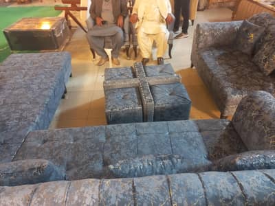 L shape full sitting sofa set