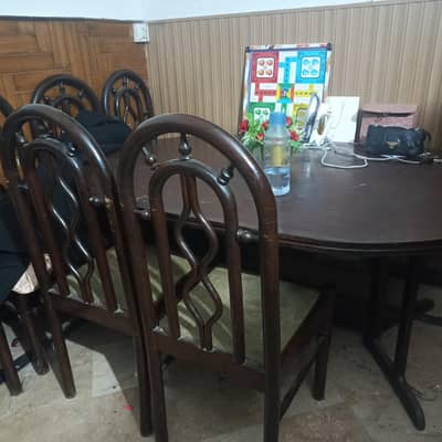 6 Chairs Dining Table for sale