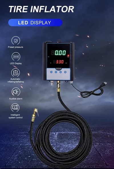 Tyers Inflator Digital Gauge