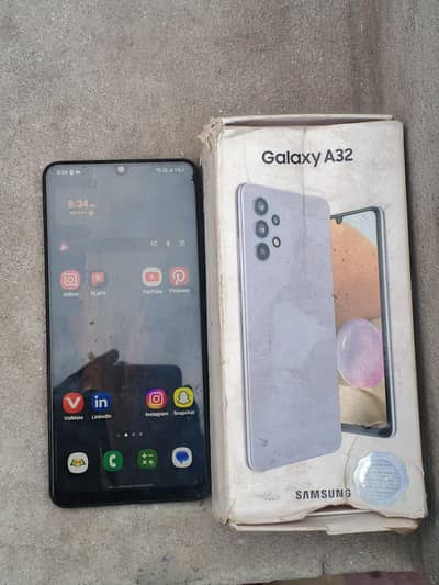 Samsung A32 Dual Pta 6/128 With Box Urgent Sale