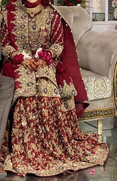 4 piece Bridal Dress available for sale , affordable