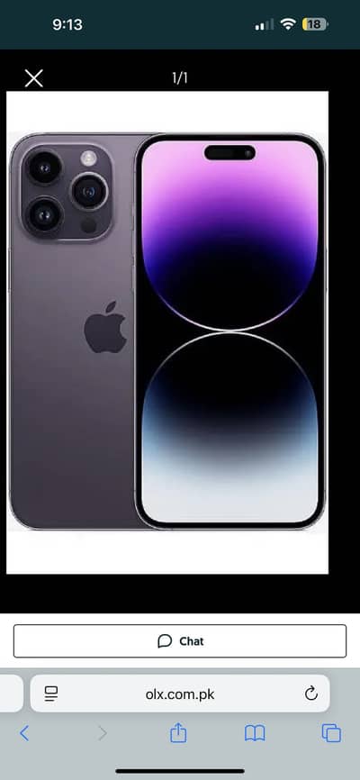 14 pro max 512 PTA approved 86% water pack with box