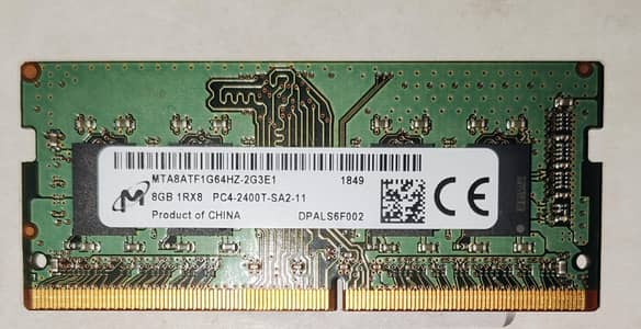 laptop 8Gb DD4 Ram 100% ok.