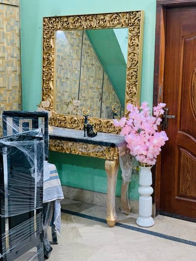 Consol Mirror / Consol table/ Flower Chair / Coffe chair