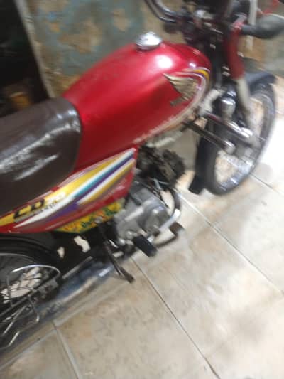 Honda CD70 2014 zero size piston Soundless engine