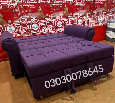 Sofa cum bed (Sofa +bed)(2in1)(Molty foam)(10 years warranty)