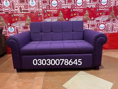 sofa cum bed/2 in 1 sofa/sofa bed/wooden sofa/3 seater Molty foam sofa
