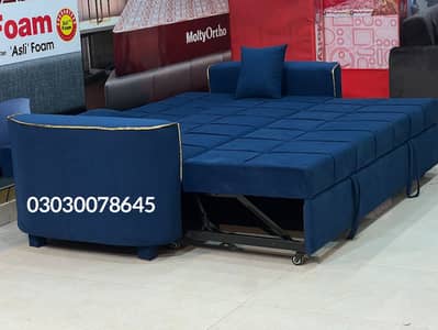 sofa cum bed (2in1)(sofa +bed)(Molty foam )(10 years warranty )