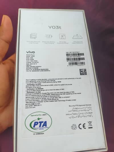 vivo Y03 t pta approved