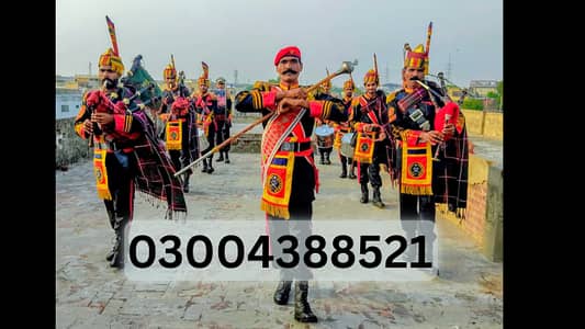 Band baja/Quwali Night/Fauji band/Fauji Pipe Band/Event/Weddings