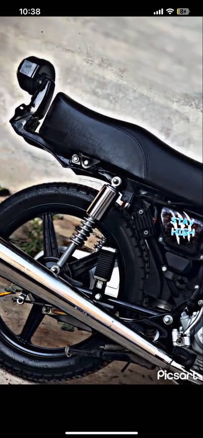 Honda 125 black star rims