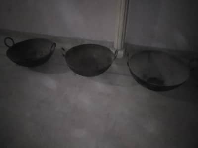 3 big Karahi