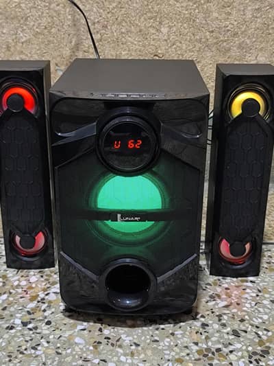 Lunar Boost 2 Speaker System | RGB Lights | Powerful Sound