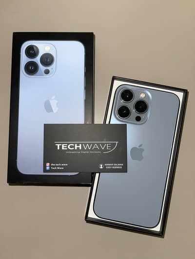 iPhone 13 Pro 256gb Blue PTA approved 100% health