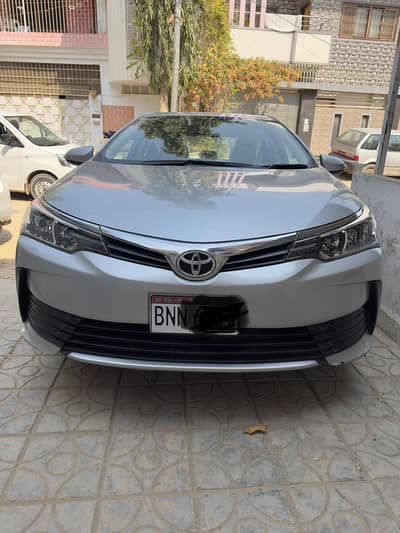 TOYOTA Corolla GLI 2018 October Model Automatic orignal silver Colour
