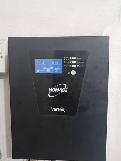 homage vertex 1kw solar inverter available in excellent condition