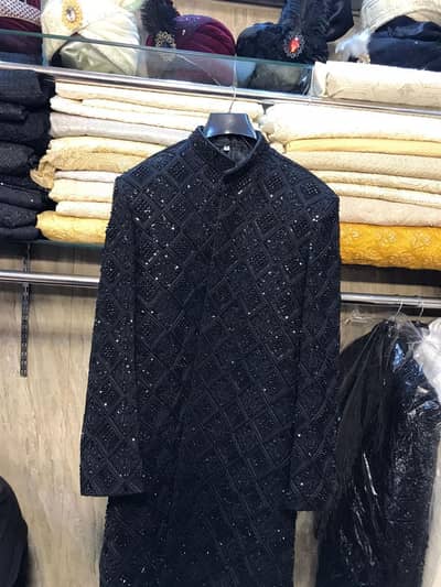 Sherwani Black