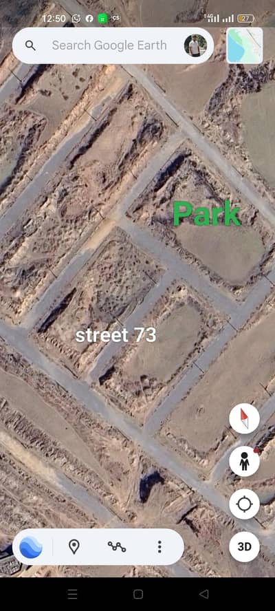 25x50 Sun face level plot very close to park