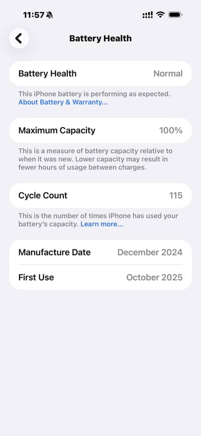 iPhone 16 pro max like new 512GB 100% battery