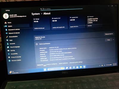 one hand used laptop Dell latitude 3301