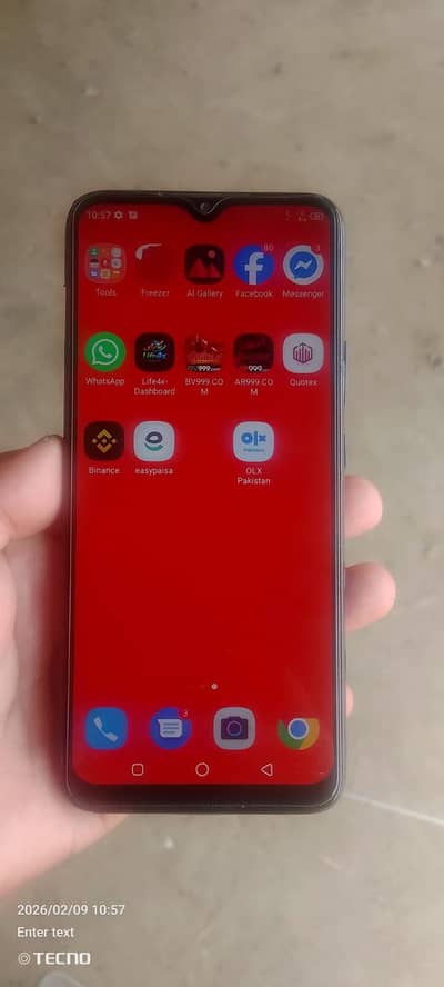 infinix hot 9 play 4GB 64GB 6000 man battry