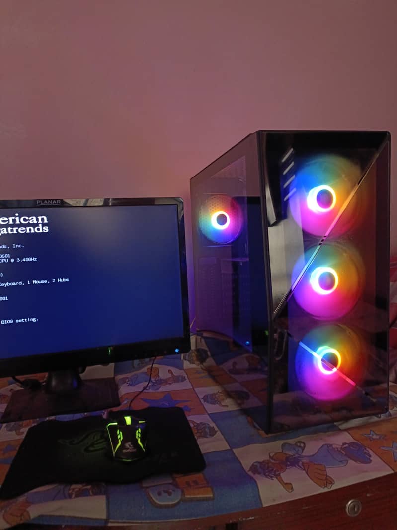 Gaming PC With LCD Full Setup 0