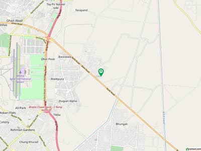 80ft Road 20 Marla Residential Plot At Prime Location In Block A Green City Barki Road Lahore.