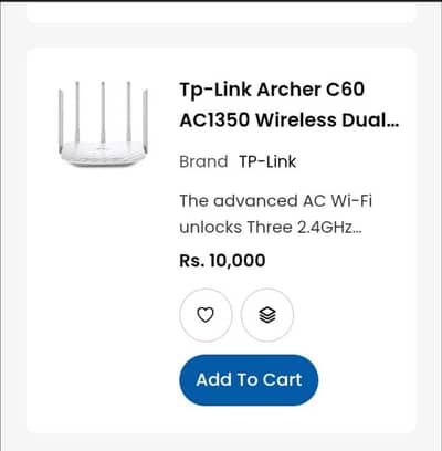 TP-Link Archer C60 wireless router