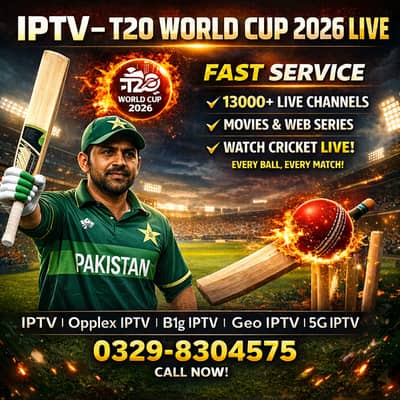 IPTV | opplex IPTV| Starshare | B1G |skyglass | Sports |+923298304575