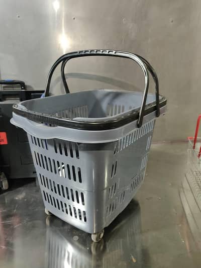 shopping trolly hand basket | foldable cart | adjustable box