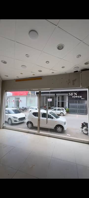 CORNER SHOP FOR RENT AT MAIN KHY MUJAHID DHA PHASE 5